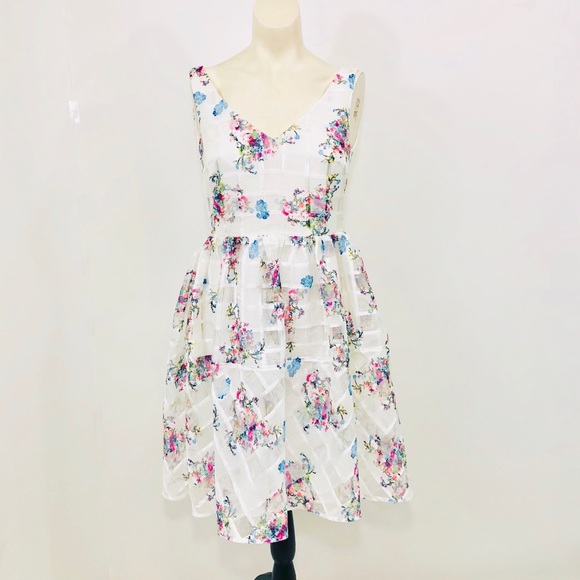 Anthropologie Maeve Peony Garden Floral Dress 4 - Picture 2 of 7